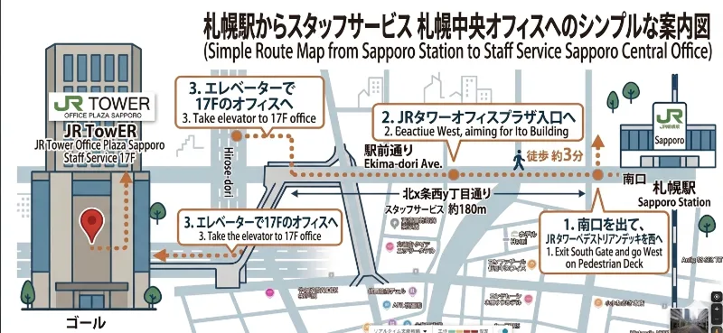 スタッフサービス札幌支店